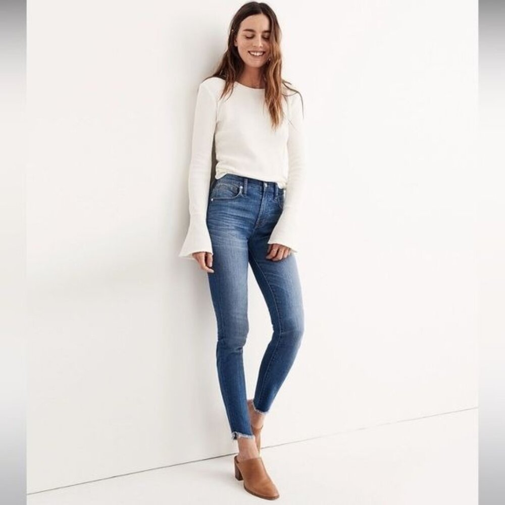 Madewell 10" High-Rise Skinny Jeans: Tulip-Hem Edition 26